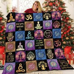 Meditation Square Pattern DD 3D Customized Quilt and Home Decor