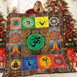 Meditation Yoga 3D Customized Quilt and Home Decor