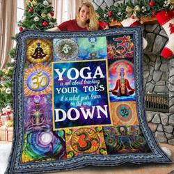 Meditation Yoga Quotes SBV1 3D Customized Quilt and Home Decor