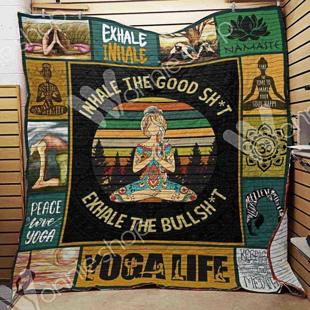 Meditation Yoga The Moon V3 3D Customized Quilt and Home Decor