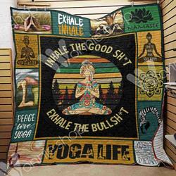 Meditation Yoga The Moon V3 3D Customized Quilt and Home Decor