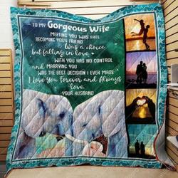 Meeting You Was Fate Quilt Blanket  Quilt and Home Decor