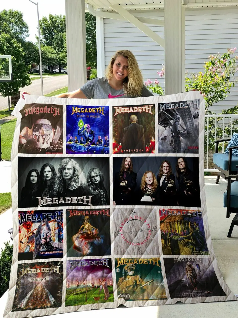 Megadeth Albums Quilt Blanket For Fans Ver 14 and Home Decor