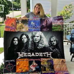 Megadeth Quilt Blanket and Home Decor