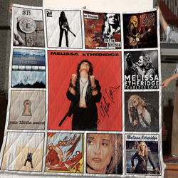 Melissa Etheridge Album Quilt Blanket 02 and Home Decor