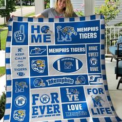 Memphis Tigers Quilt Blanket B070619  Quilt and Home Decor