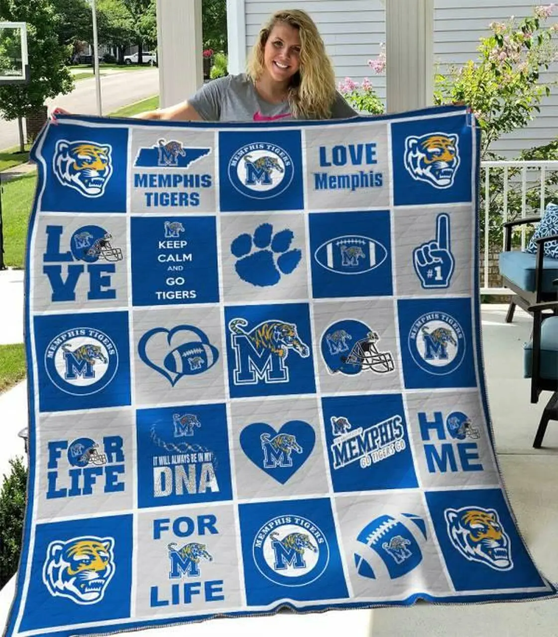 Memphis Tigers Quilt Blanket B070620 Quilt and Home Decor
