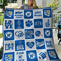 Memphis Tigers Quilt Blanket B070620  Quilt and Home Decor