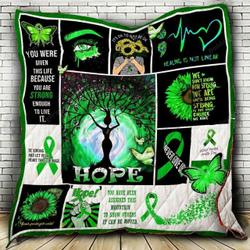 Mental Health Awareness ItS Ok To Not Be Ok Quilt Blanket Great Customized Blanket Gifts For Birthday Christmas Thanksgiving and Home Decor