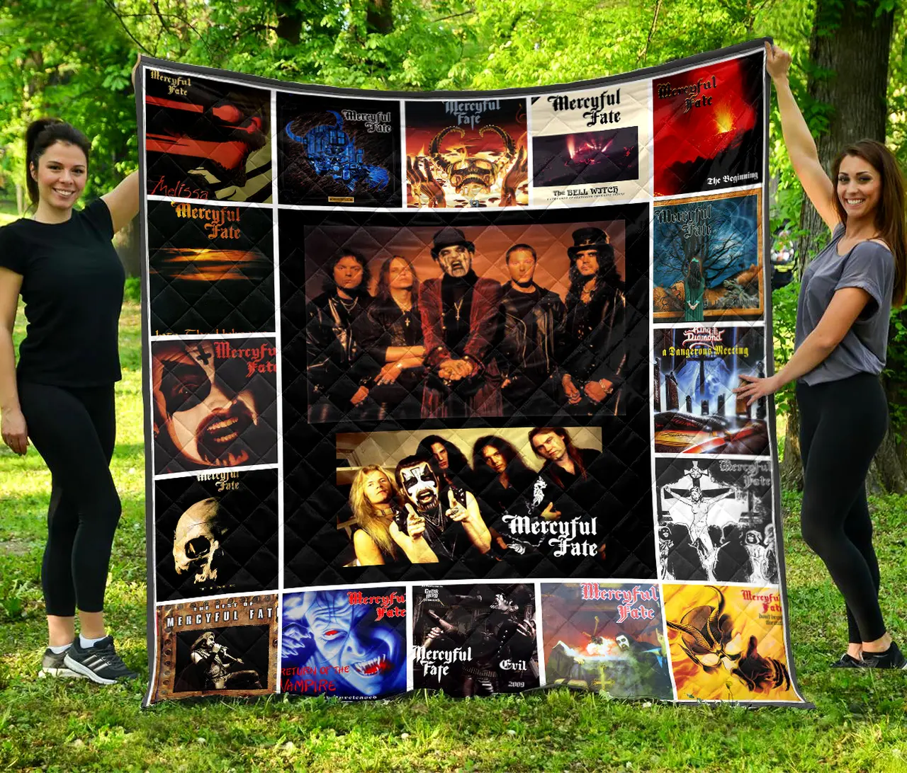 Mercyful Fate Albums Cover Poster Quilt 2 and Home Decor