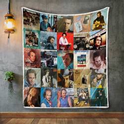 Merle Haggard 2 Album Covers Quilt Blanket and Home Decor