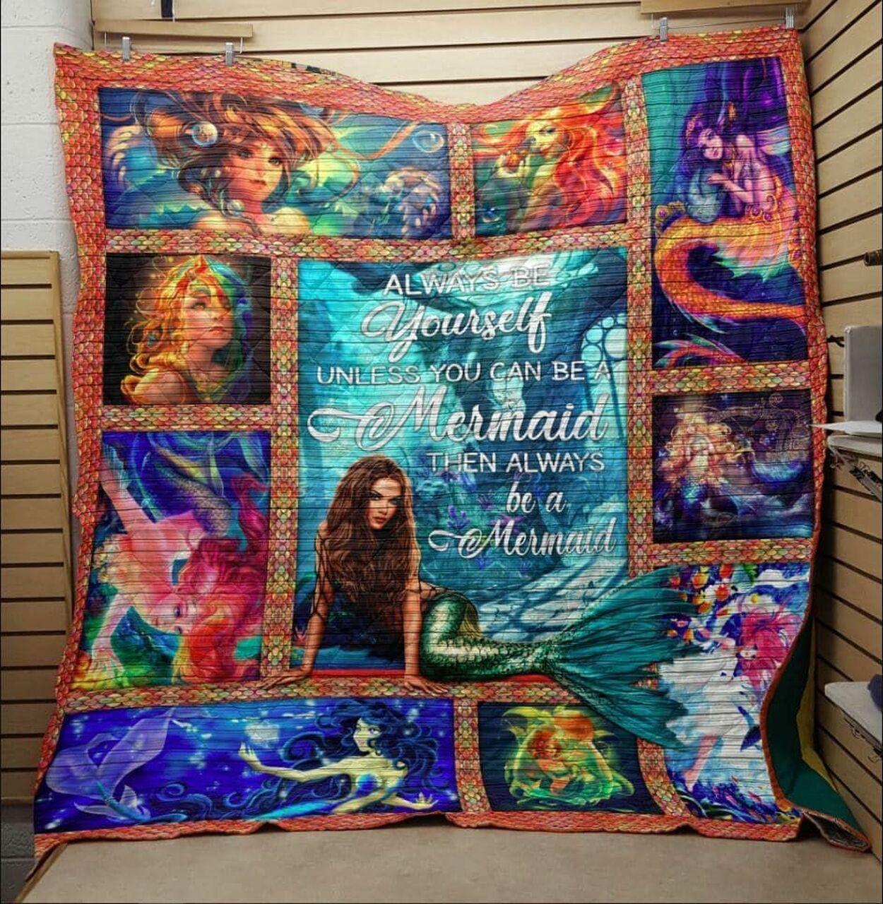 Mermaid Be A Mermaid Sc Quilt Derqdi and Home Decor