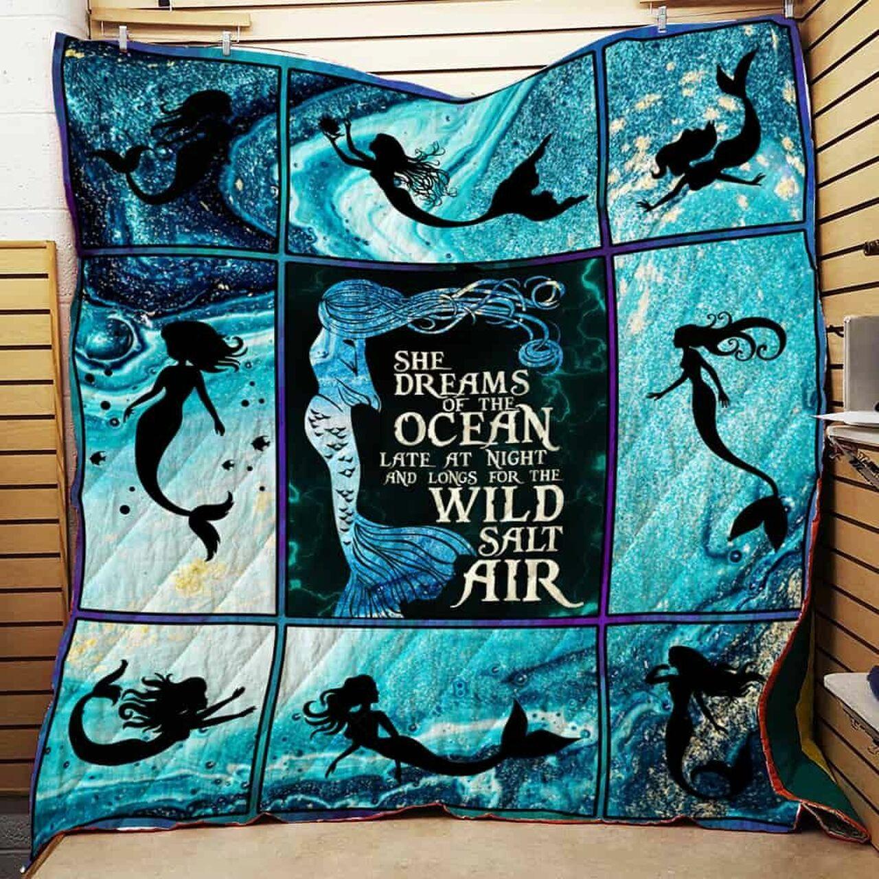 Mermaid Dream Of The Ocean Quilt Blanket Dhc0201201412Td and Home Decor