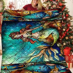 Mermaid Quilt Bci and Home Decor