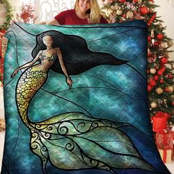 Mermaid Quilt Bcs and Home Decor