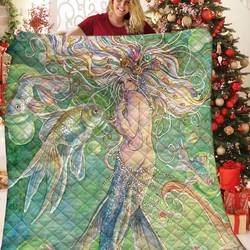 Mermaid Quilt Bdc and Home Decor
