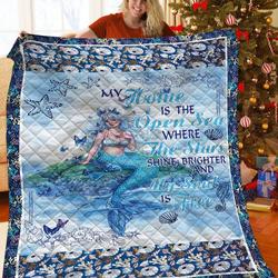 Mermaid Quilt Beb and Home Decor