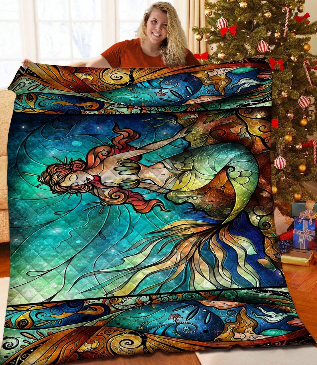 Mermaid Quilt Bfa and Home Decor