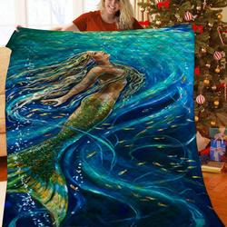 Mermaid Quilt Bfk and Home Decor