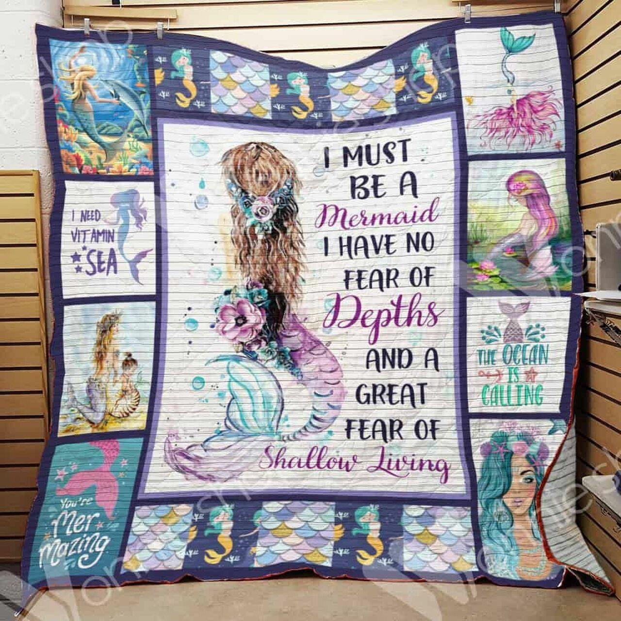 Mermaid Quilt Blanket Dhc06021069Td and Home Decor