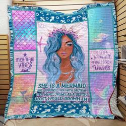 Mermaid Quilt Blanket Dhc06021074Td and Home Decor