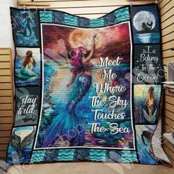 Mermaid Quilt Blanket Dhc06021080Td and Home Decor