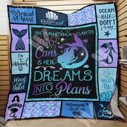 Mermaid Quilt Blanket Dhc06021138Td and Home Decor