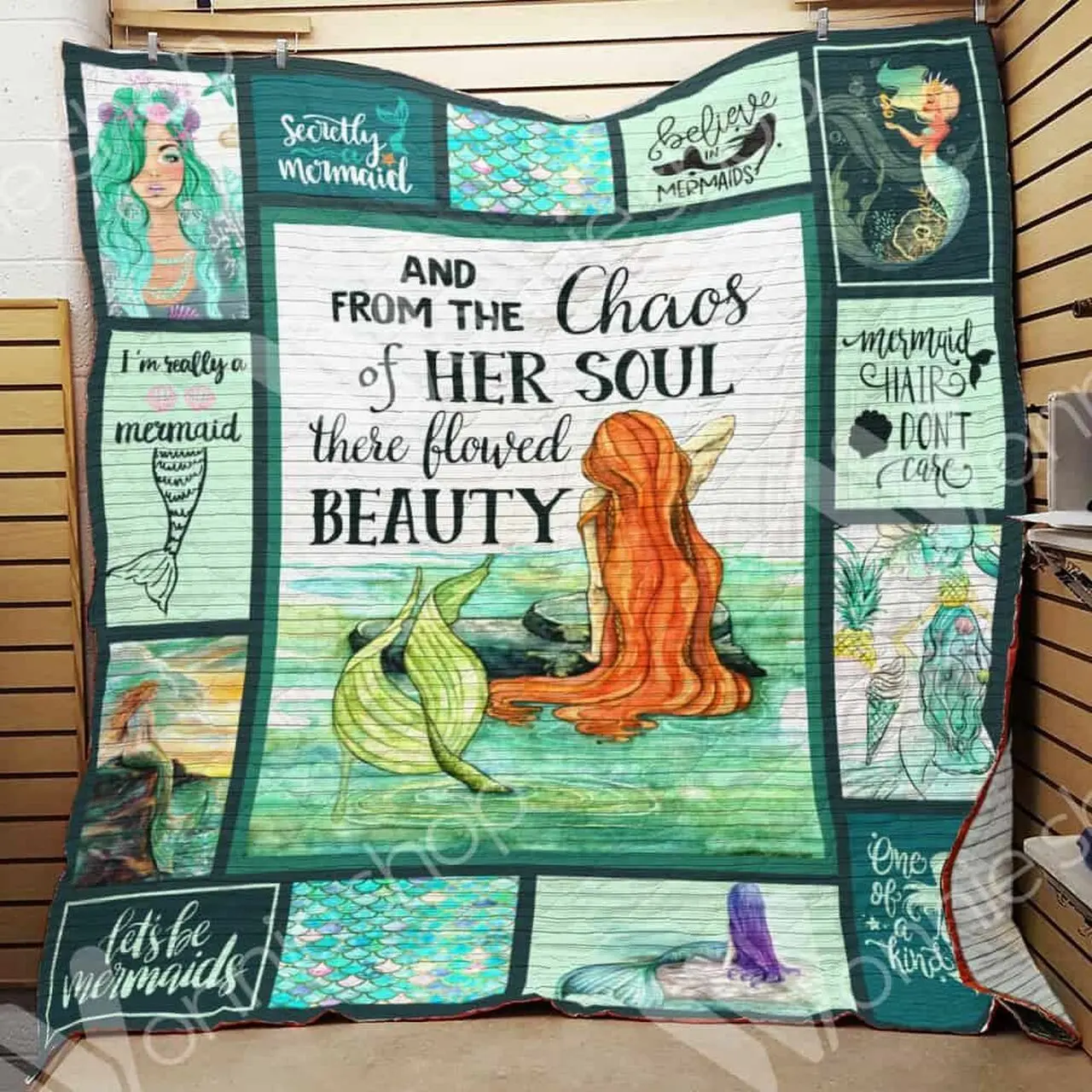 Mermaid Quilt Blanket Dhc0602704Td and Home Decor