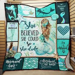 Mermaid Quilt Dte and Home Decor