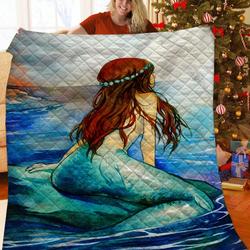 Mermaid Quilt Dux and Home Decor