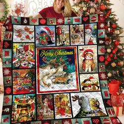 Merry Christmas Quilt Bap and Home Decor