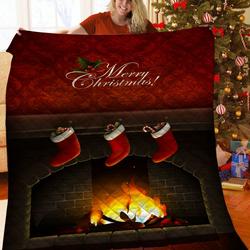Merry Christmas Quilt Bau and Home Decor