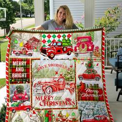 Merry Christmas-Quilt-Blanket and Home Decor