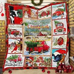 Merry Country Christmas Hur Quilt or and Home Decor