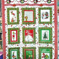 Merry Grinchmas Quilt Blanket Bn14  Quilt and Home Decor