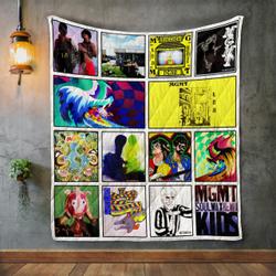 Mgmt Album Covers Quilt Blanket and Home Decor