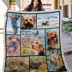 MHQD00031 Yorkshire Terrier Blanket TH1709 Quilt and Home Decor