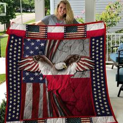 MHQNUOC101 America - Poland Quilt Blanket and Home Decor