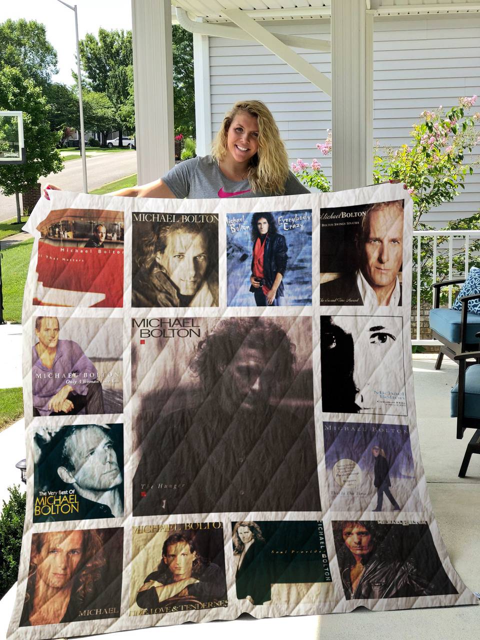 Michael Bolton Albums Quilt Blanket Ver 13 and Home Decor