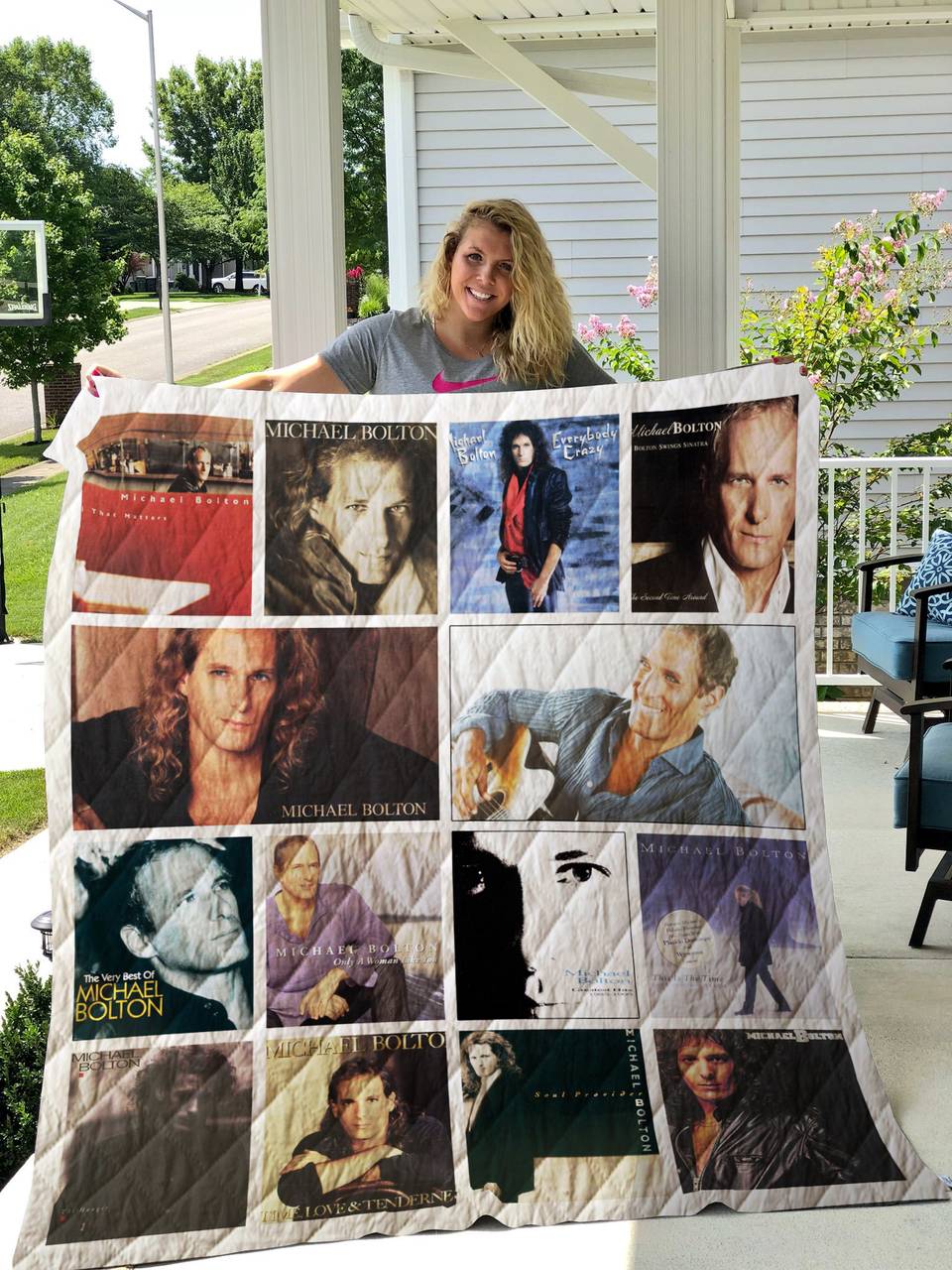 Michael Bolton Albums Quilt Blanket Ver 14 and Home Decor