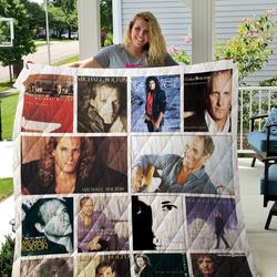 Michael Bolton Albums Quilt Blanket Ver 14 and Home Decor