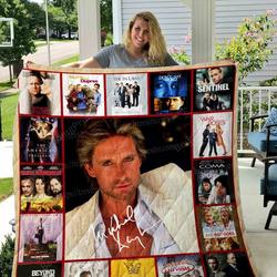 Michael Douglas Quilt Blanket 01 and Home Decor