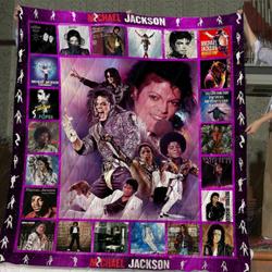 Michael Jackson King Of Pop Quilt Blanket - Gift For Fans, Birthdays and Home Decor