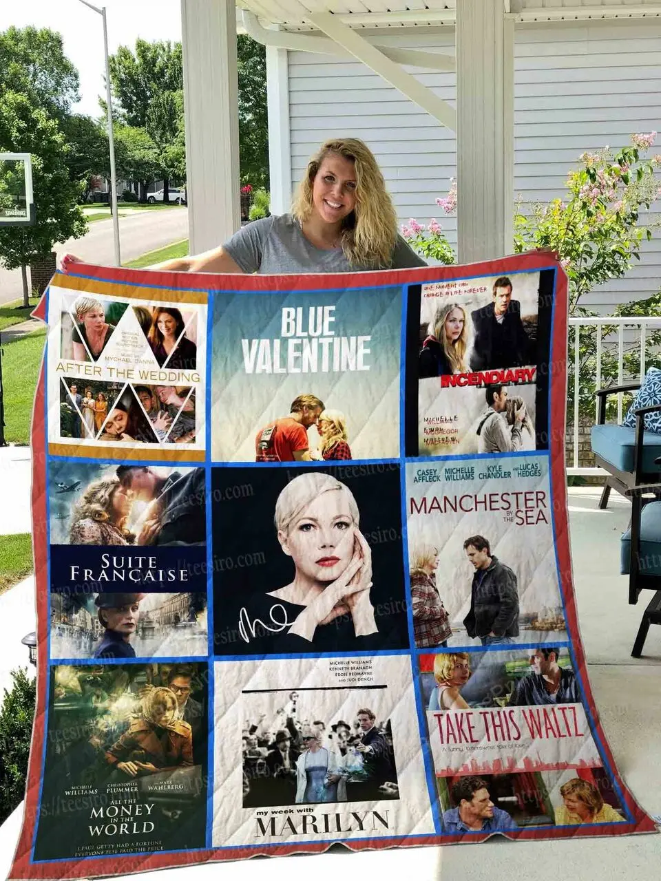 Michelle Williams Quilt Blanket 01 and Home Decor