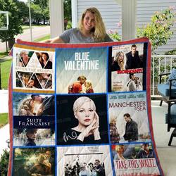 Michelle Williams Quilt Blanket 01 and Home Decor