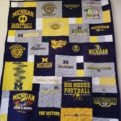 Michigan Pride Quilt Blanket Lv01  Quilt and Home Decor