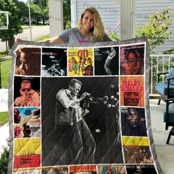 Miles Davis Albums Cover Poster Quilt Blanket and Home Decor