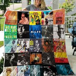 Miles Davis Quilt Blanket  Limited Quilt Blanket and Home Decor
