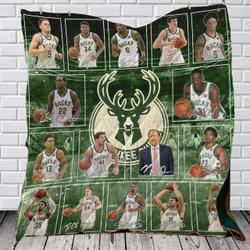 Milwaukee Bucks Quilt Blanket Bs1025 and Home Decor