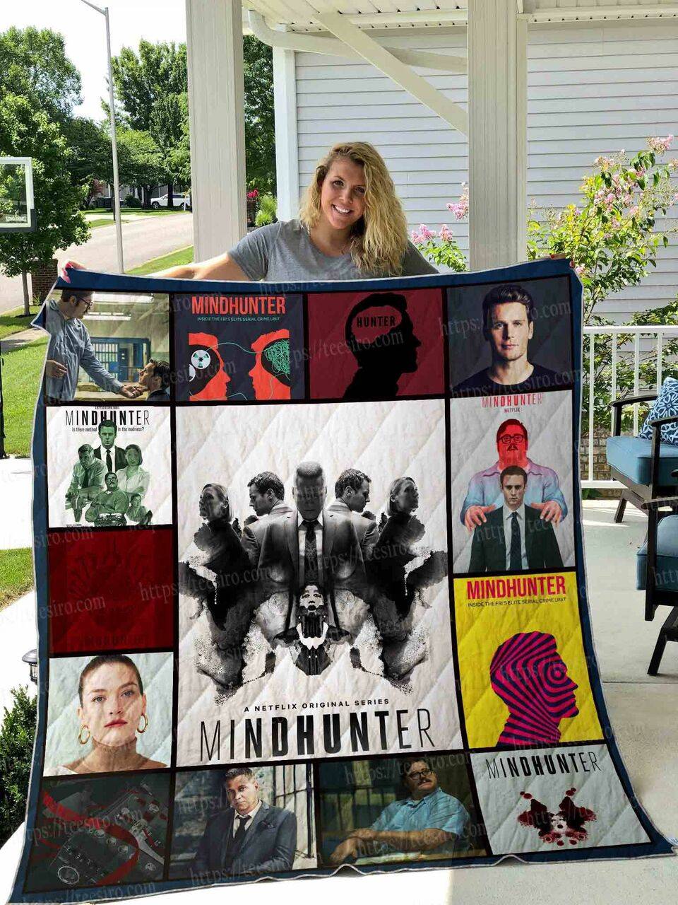 Mindhunter Quilt Blanket 01 and Home Decor